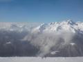 Panorama sul Ghiacciaio dell'Adamello dal Rifugio Doss del Sabion