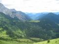 Panorama sul Brenta Val Algone dal Rifugio Doss del Sabion
