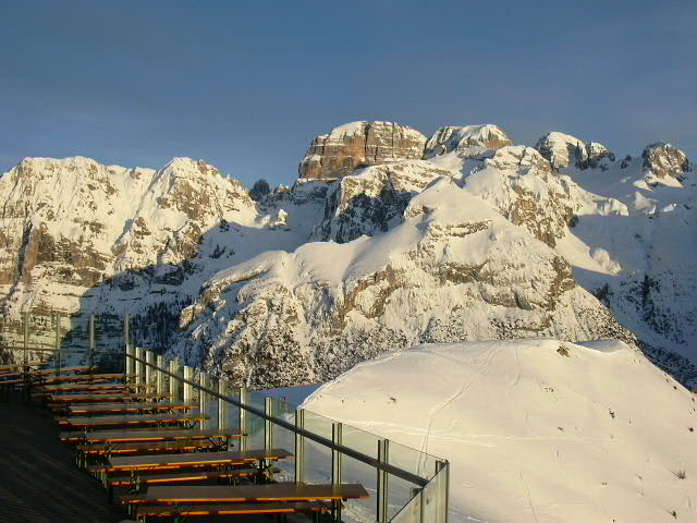 Doss del Sabion alpine shelter in Italy